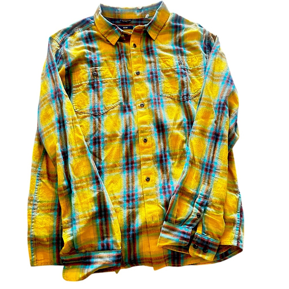 Prana button up long sleeve shirt
